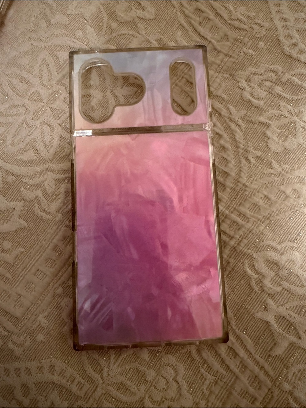 Flaunt Pink mother of pearl  Phone Case - iPhone 17 pro max